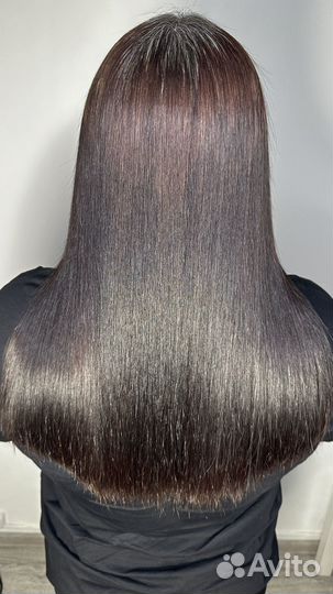 Кератиновое выпрямление