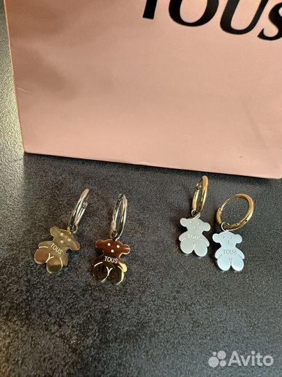 Серьги Tous мишка