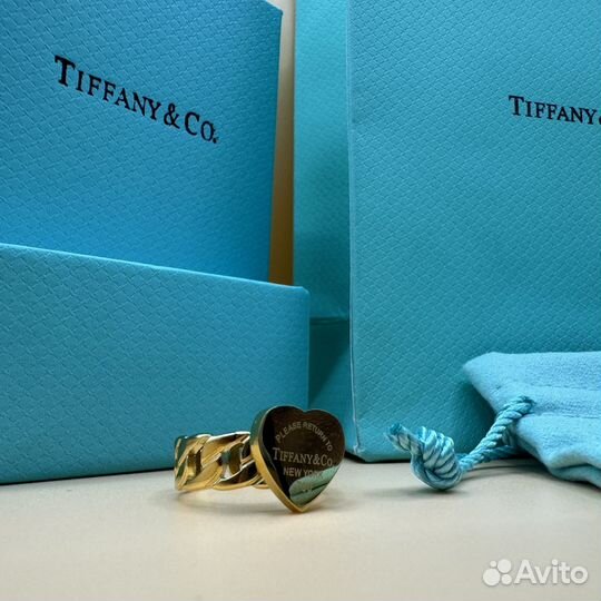 Tiffany кольцо с сердцем