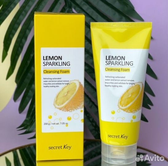 Корейская пенка Secret Key Lemon sparkling peeling