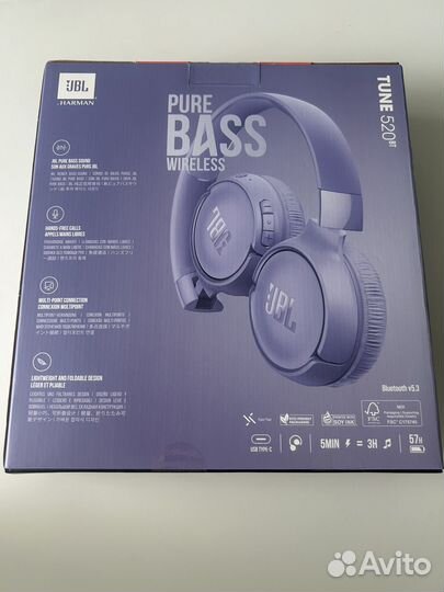 Беспроводные наушники JBL tune 520BT