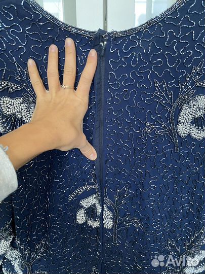 Блуза с вышивкой бисером, 50-52