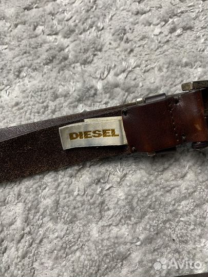 Винтажный ремень Diesel натуральная кожа
