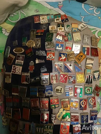 Значки Города, гербы городов более 500шт