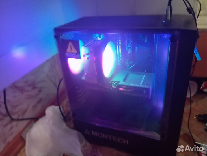 Игровой компьютер с монитором полный комплект
