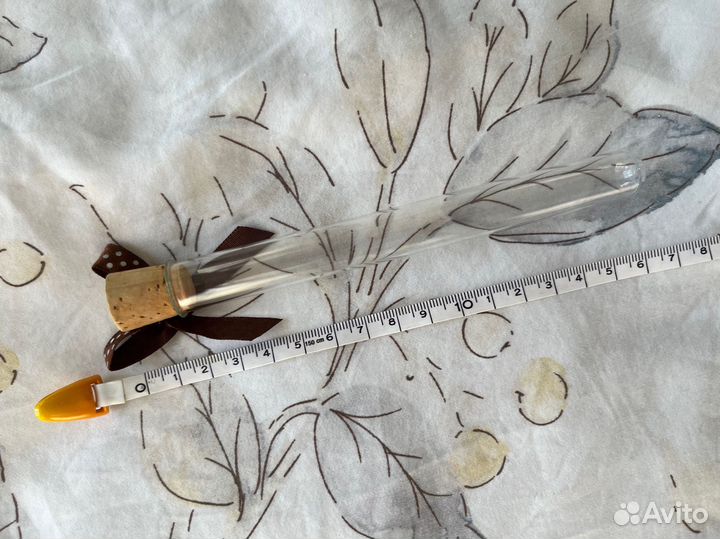 Колба стеклянная пробирка для специй чая соли