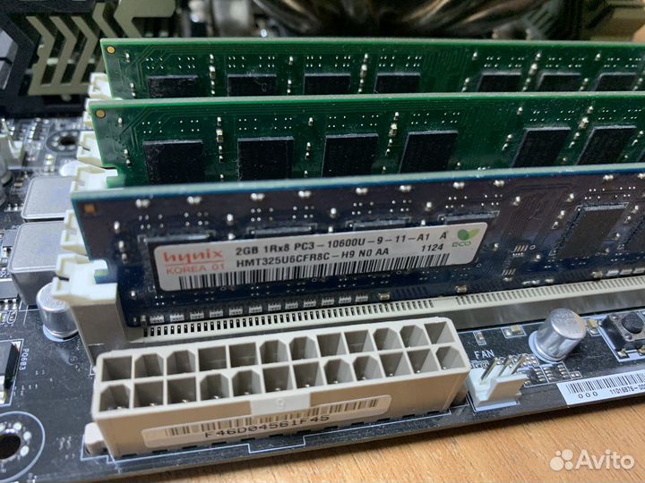 Материнская плата+проц+оперативка