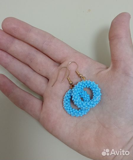 Серьги из бисера