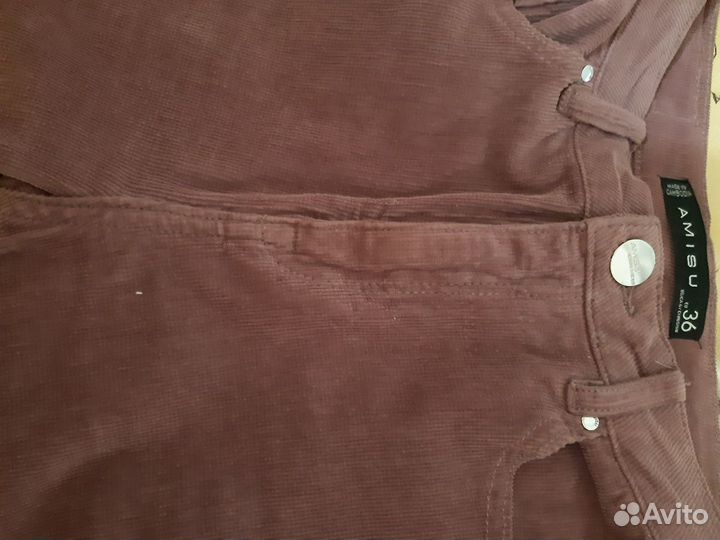 Вельветовые брюки