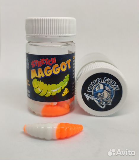 Приманка форелевая Maggot 1.5 Stretch Floating