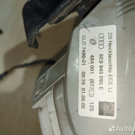 Фонарь задний Audi A4