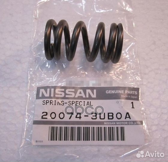 Пружина приемной трубы 200743ub0a nissan
