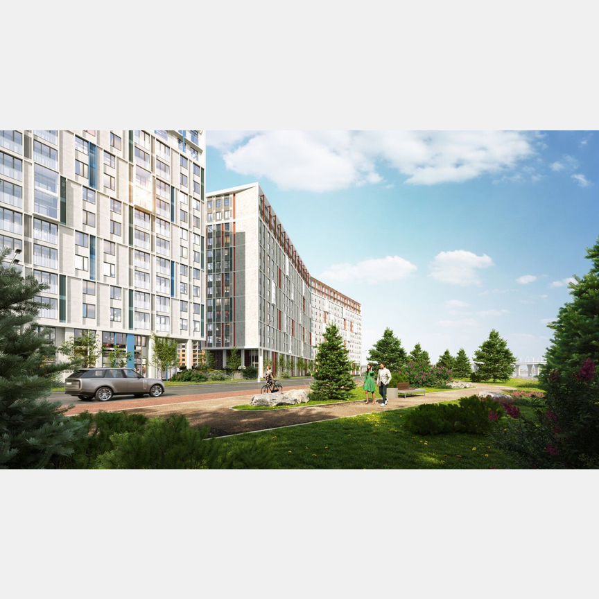 2-к. квартира, 58,2 м², 17/17 эт.