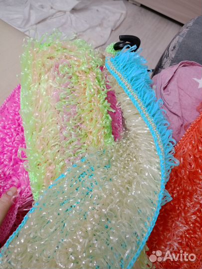 Мочалки ручной работы, плотные