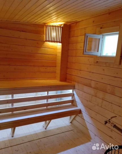 Баня под ключ из профилированного бруса от произво