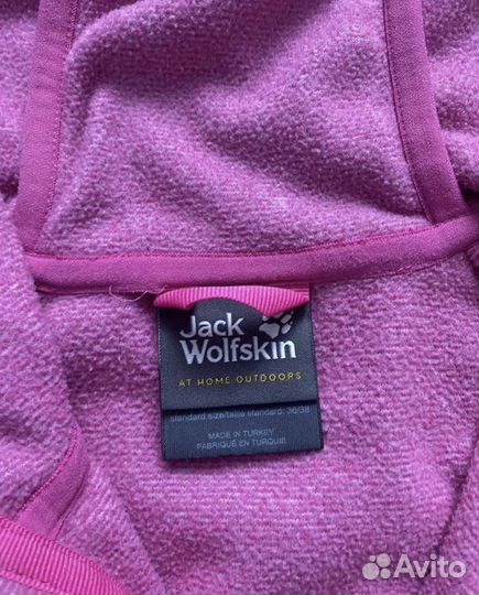 Флисовая кофта jack wolfskin