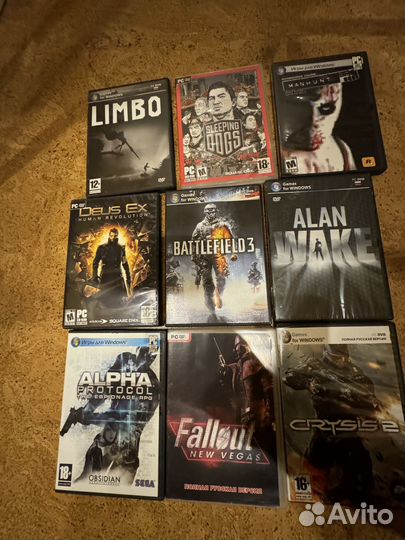 Компьютерные игры на дисках для пк