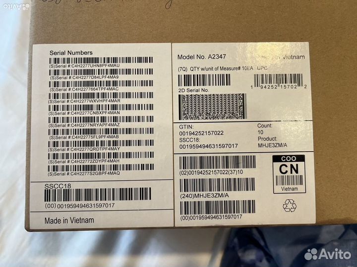 Адаптер для Apple 35W Dual / USB-C / Power Adapter