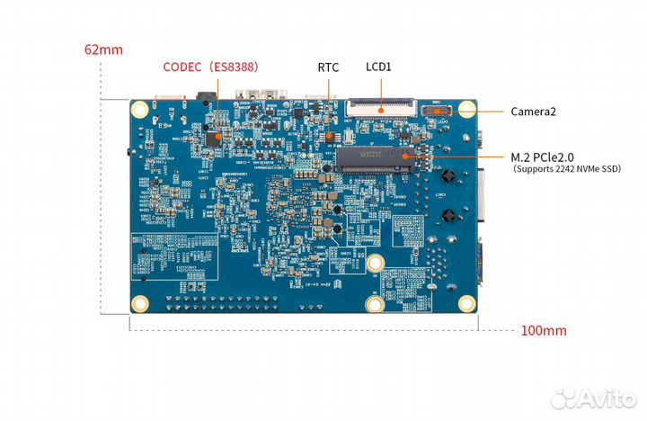 Микрокомпьютер Orange Pi 5 8 GB