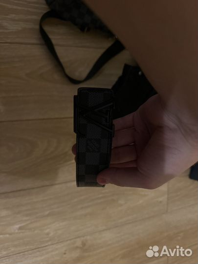 Louis vuitton ремень мужской