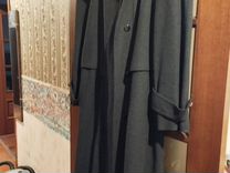 Пальто мужское длинное черное