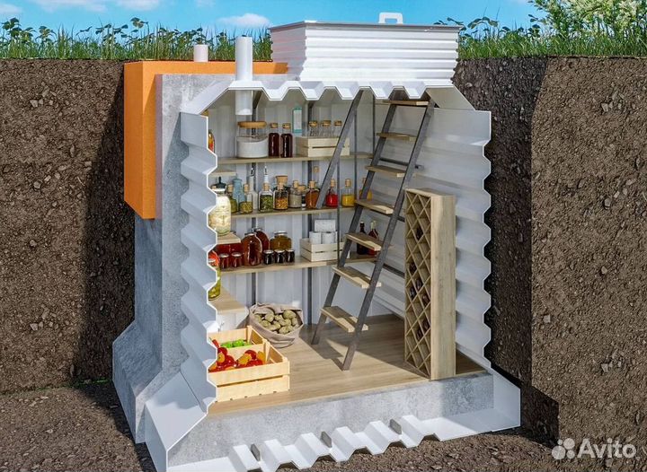 Пластиковый погреб