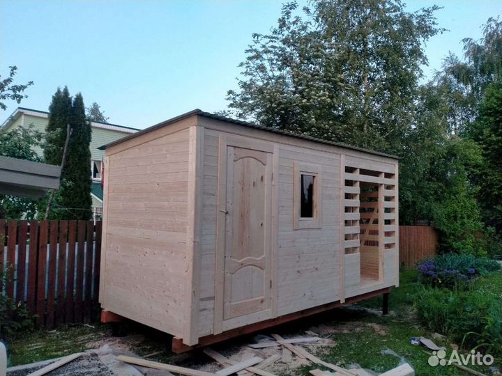 Бытовка дачная хозблоки 4х2