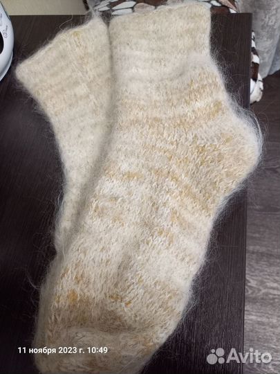 Носки из верблюжьей шерсти с пухом