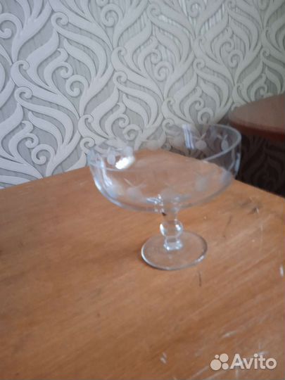 Ваза для фруктов на ножке СССР