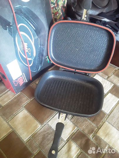 Двухсторонняя сковорода с антипригарным покрытием