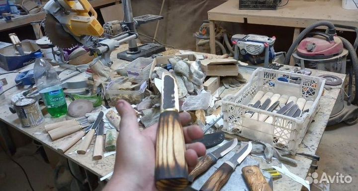 Нож кованый ручной работы