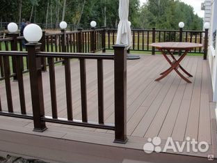 Дпк панели. Ограждения. Террасная доска дпк
