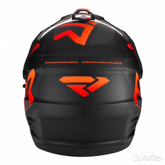 Шлем с подогревом FXR torque X team black/orange