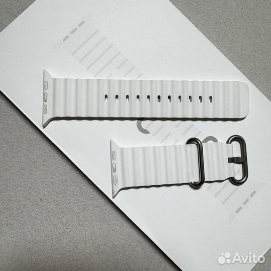 White Ocean Band Apple Watch Ultra Оригинальный ре