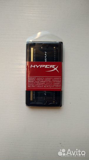 Ddr3l 8 Gb 1600 Kingston Hyperx новые