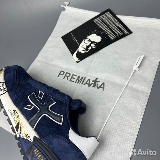 Мужские кроссовки Premiata 483 Blue