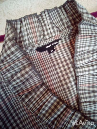 Блузка женская рубашка 40-42 Tally Weijl Европа