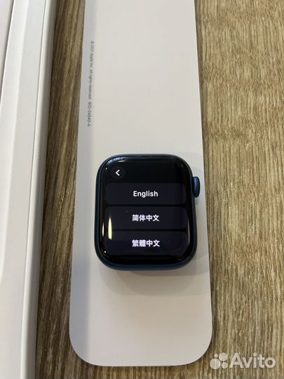 Часы apple watch 7 41 mm синие