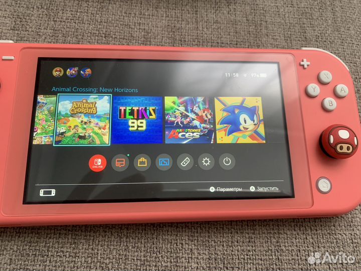 Nintendo switch lite с играми