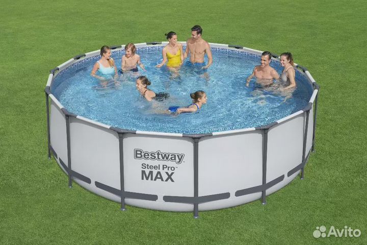Каркасный бассейн Bestway 457х457х122 см