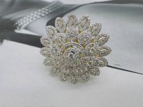 Золотое кольцо Бриллиантовое Соцветие