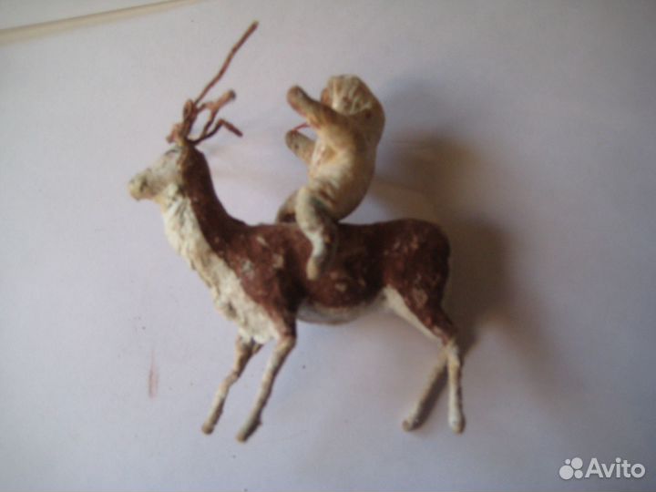 Ватные новогодние игрушки СССР