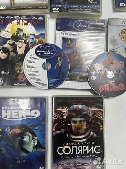 DVD диски мультфильмы, ввс фильмы и др 22 шт