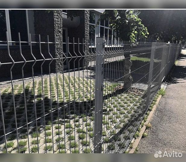 Сетка для забора 3d