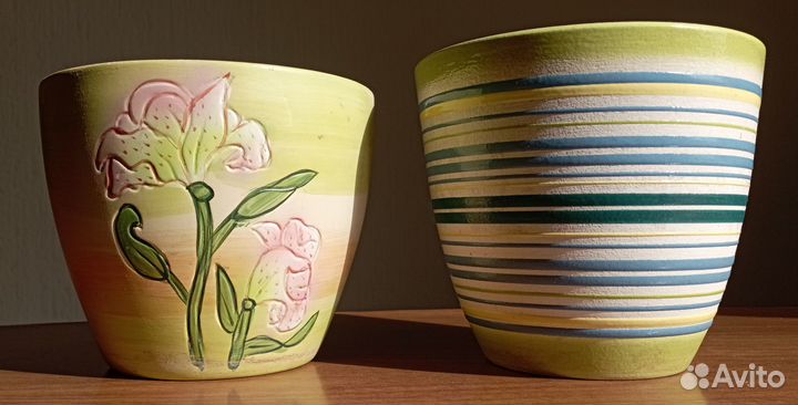 Цветочные горшки бу
