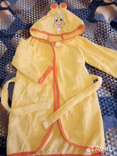 Детский махровый халат 110