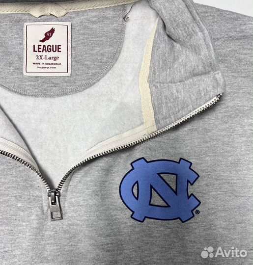 Толстовка свитшот League 91 ncaa 2XL США зип 1/4