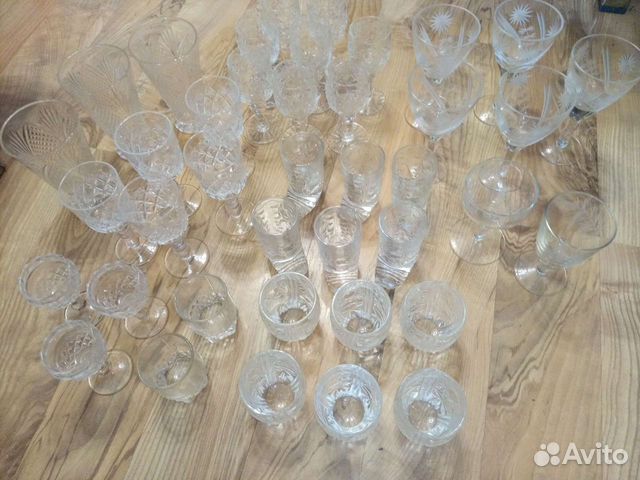 Рюмки и бокалы хрусталь СССР