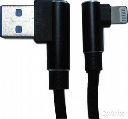 USB Кабель для Apple/iPhone Oino, в оплетке, углов