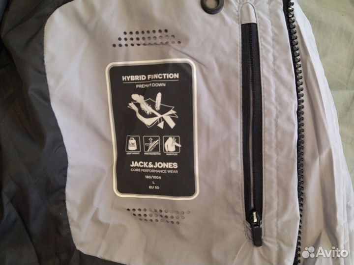 Пуховик мужской длинный Jack and jones